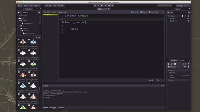 Space Rocks! Godot Game Tutorial Part 1 смотреть онлайн