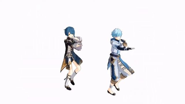 『 MMD 』 Koi dance || Xingqiu & Chongyun || Genshin impact || credits in desc || смотреть онлайн