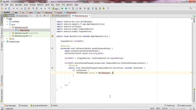 Android studio tutorial - How to enable/disable wifi programmatically in android. (2017) смотреть онлайн