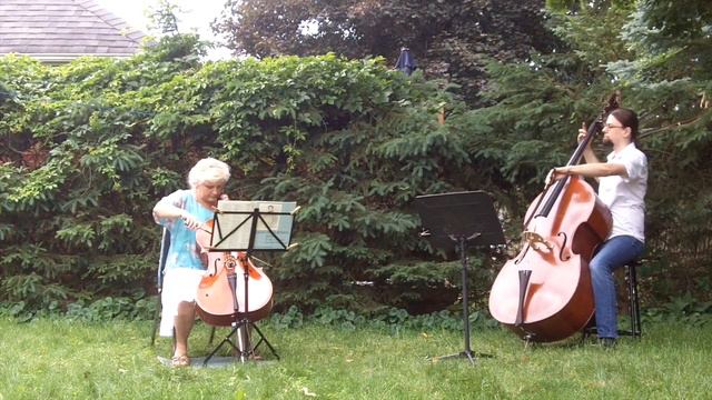 Rossini Cello Bass duet смотреть онлайн