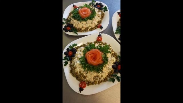 Красивое оформление салатов ( фото ) смотреть онлайн