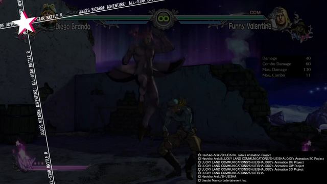 JoJo's Bizarre Adventure: All-Star Battle R - Diego Brando Moveset Showcase смотреть онлайн