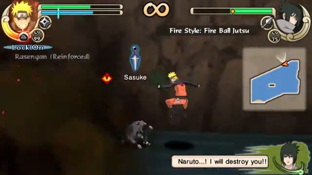 Naruto Shippuden: Ultimate Ninja Impact-Naruto VS Sasuke Boss Battle смотреть онлайн