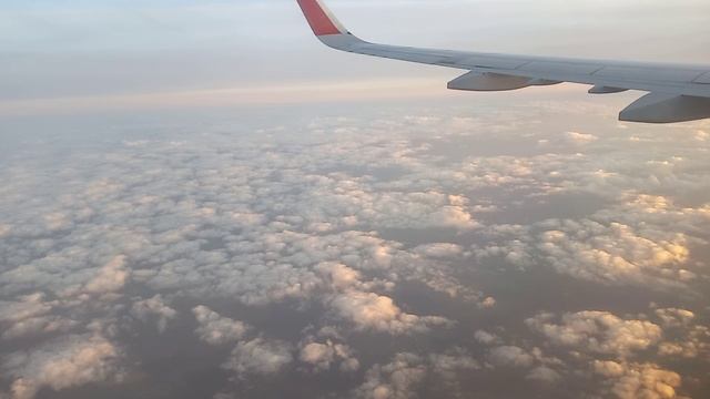 Закат.Полет в Калининград