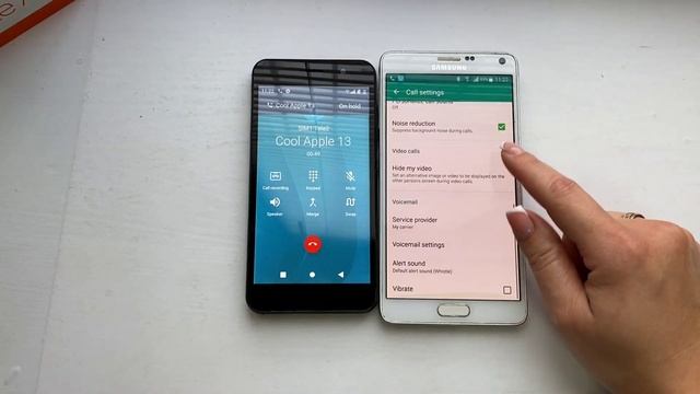 BQ Like vs Samsung Galaxy Note 4 / Incoming & outgoing calls & call on hold смотреть онлайн