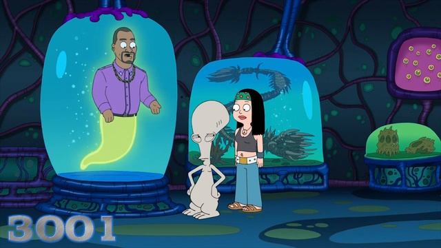 American Dad - Roger Tries To Send Hayley Onto A UFO