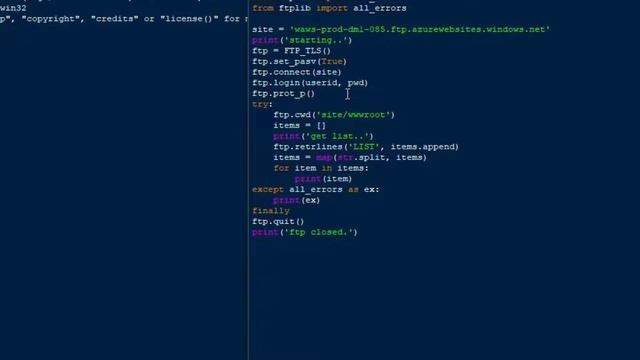 How to Use FTP / FTP_TLS in Python to List, Upload, and Download Files смотреть онлайн