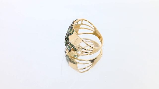 Золотое кольцо с турмалином арт. кл3067-26ск-з смотреть онлайн