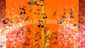 футаж-  Саксофон .