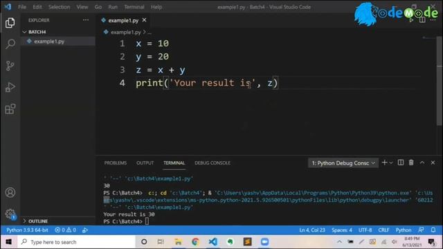Handling Input and output in Python | Print in Python | Python free course | CodeMode смотреть онлайн