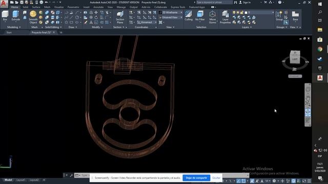 BOMBA DE AGUA GRADUABLE EN AUTOCAD 2020 EXPLICACION PART1 смотреть онлайн