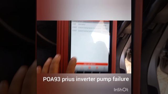 P0A93,prius Inverter Pump Failure