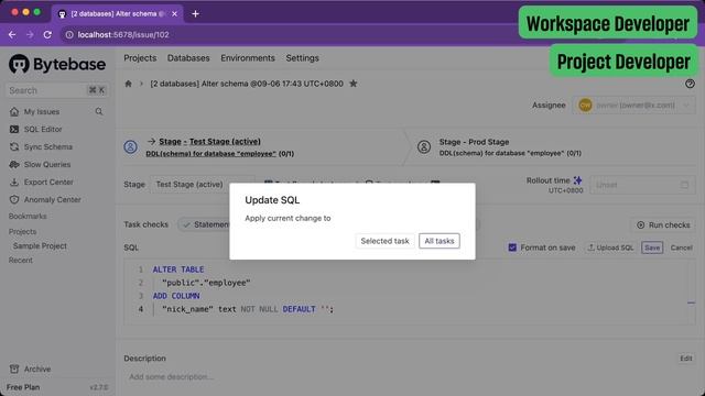 Bytebase Feature | Change Workflow in 200 secs смотреть онлайн