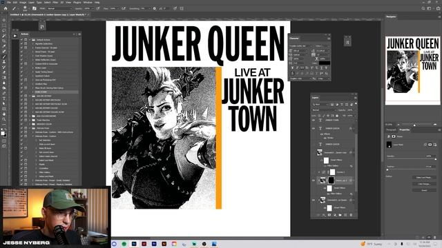 Create an Overwatch Poster Design with me! смотреть онлайн