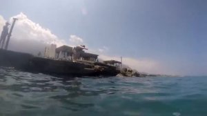 Нырнула в море