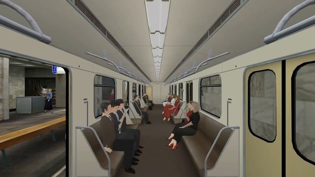Переделывание "Замоскворецкой" линии метро в игре "Trainz 2012" смотреть онлайн