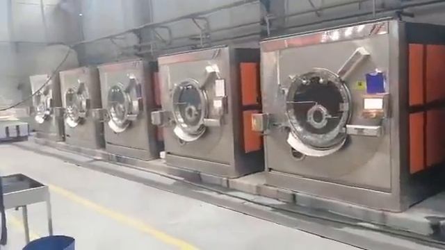 lavadora y secadora de jeans proces de prendas denim maquina textil industrial смотреть онлайн