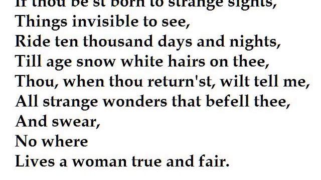 Go and Catch a Falling Star by John Donne (read by Tom O'Bedlam) смотреть онлайн