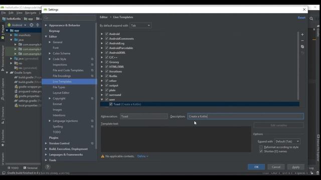 Android Studio Tutorial - Toast | Live Templates смотреть онлайн