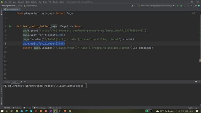 #38 Playwright with Python| Select radio button| Verify radio button is selected in Playwright смотреть онлайн