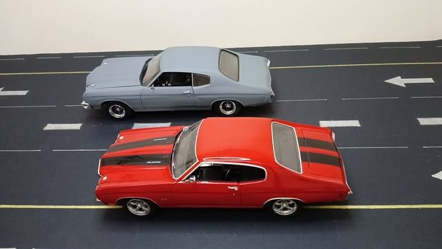 1/18 Chevy Chevelle SS 1970 Johnny Lightning Grey Version Die-cast смотреть онлайн