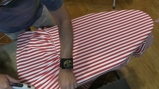 обработка пояса,окончательная утюжка. смотреть онлайн