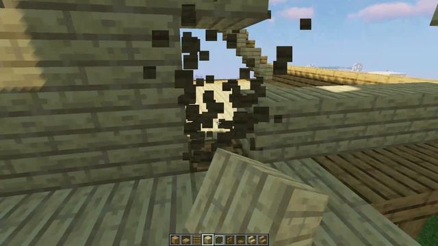 СТАРТОВЫЙ ДОМ В МАЙНКРАФТ! - Как построить красивый дом из дерева в майнкрафт? смотреть онлайн