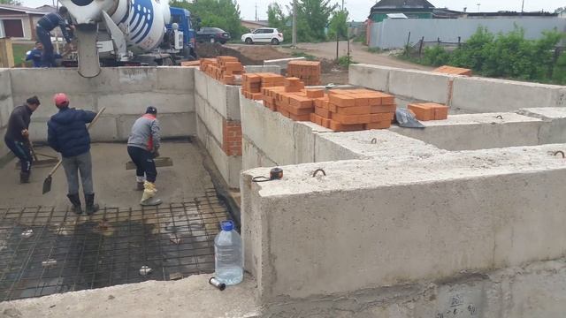 Заливка пола цокольного этажа Стерлитамак за Ашкадаром смотреть онлайн