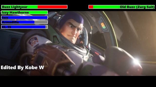 Lightyear (2022) Final Battle With Healthbars