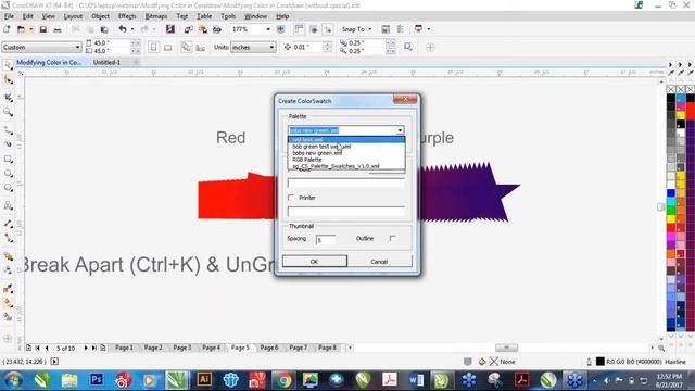 Modifying Color in CorelDRAW смотреть онлайн