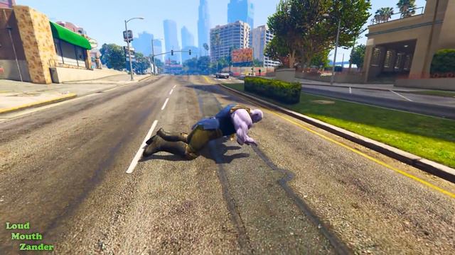 GTA 5 Hulk Vs Thanos Ragdoll Compilation | (GTA 5 Fails Funny Moments Ragdolls) смотреть онлайн