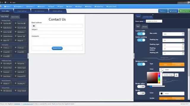 How to create a form on wordpress | Zigaform WP Form Builder v3.9 смотреть онлайн