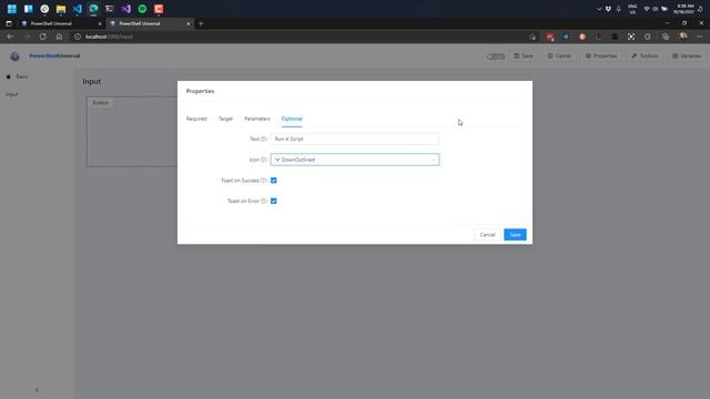 PowerShell Universal - Drag and Drop Page Designer смотреть онлайн