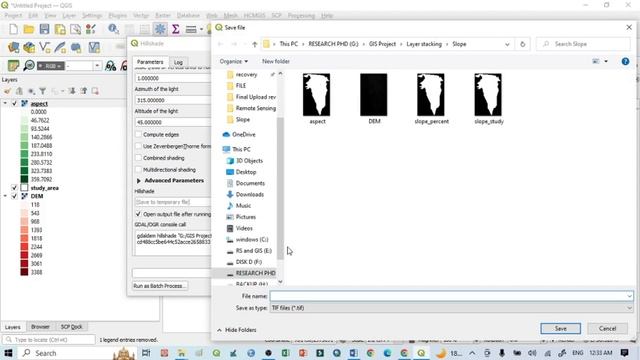 How to prepare DEM, SLOPE, ASPECT, ROUGHNESS, HILL SHADE in QGIS II কীভাবে মানচিত্র প্রস্তুত করবেন смотреть онлайн