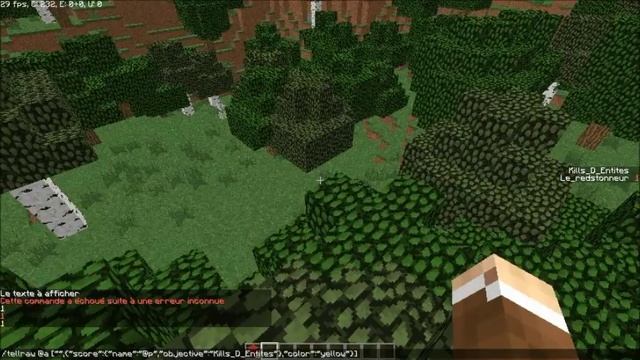 Apprendre les commands blocks #2 : La syntaxe JSON ! смотреть онлайн