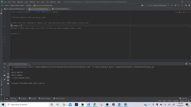 Terminal Commands and our First Functions смотреть онлайн
