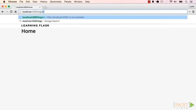 Learning Flask: Authorization | packtpub.com смотреть онлайн