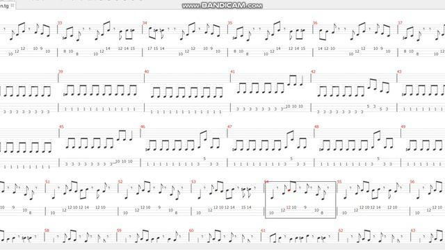 Spirit Inspiration ベース　TAB譜 смотреть онлайн