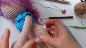 Трусы для куклы крючком. Кукла "Клава".