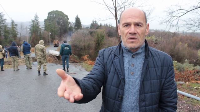 Оползень в селе Нижняя Эшера Сухумского района смотреть онлайн