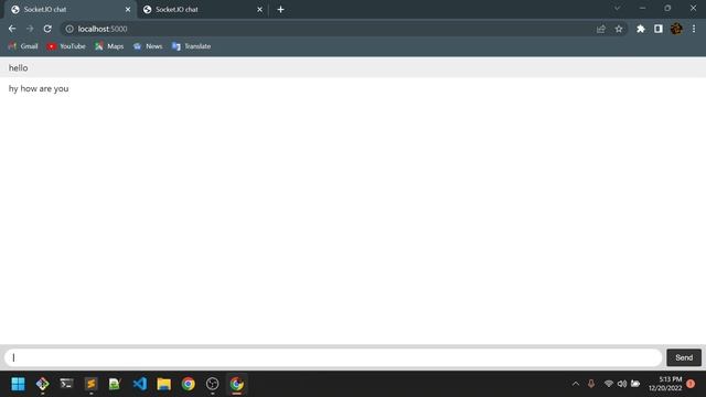 Basic real time chat app using socket io. смотреть онлайн