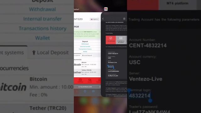 3rd Step How To Create Trading Account On Ventezo for Meta 4 смотреть онлайн