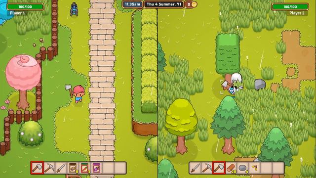 Early Split-Screen Co-op footage for Everafter Falls смотреть онлайн