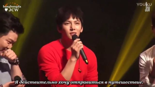 [Рус саб] Празднование дня рождения Чжи Чан Ука / Ji Chang Wook  25.07.2015 (1 часть, фан-видео)