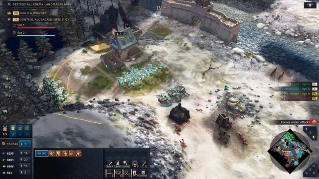 Age of Empires 4 Japan vs Rome смотреть онлайн