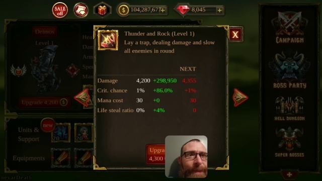 My New FAVORITE HERO, Gold DEIMOS!!! - Epic Heroes War Gameplay