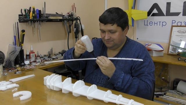 Модель самолета Mitsubishi A6M2 Zero 950 / Часть 1 / ALNADO