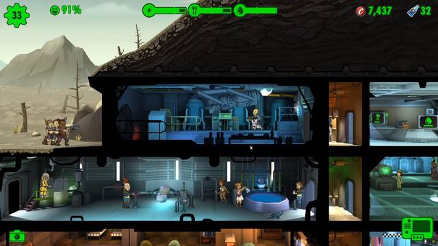 Filling out the top floor - Fallout Shelter - Survival Mode - The Perfect Start 2021 - Part 20 смотреть онлайн