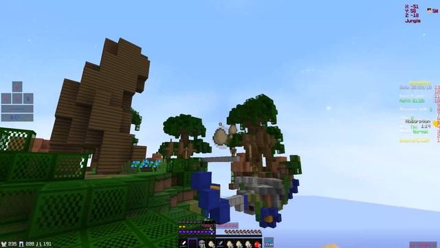 УЧУСЬ ДЖИТТЕР КЛИКУ?! КАК Я НАУЧИЛСЯ? [BlocksMC SkyWars Mini-Game Minecraft] смотреть онлайн