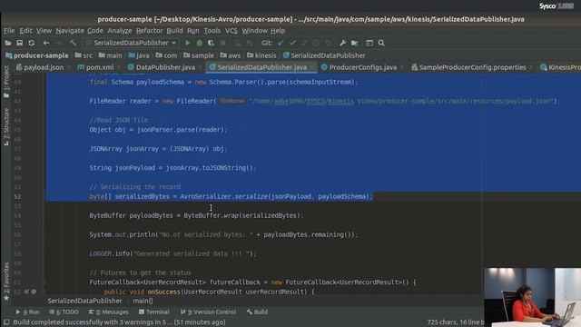 Compressing Data in Amazon Kinesis Data Stream with AVRO Data Serialization || Sysco LABS Tutorials смотреть онлайн